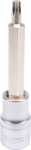Yato Bit Socket YT-04323, 100mm, T30, 1/2" (12.7mm), 37.4Nm, 58-62 HRC, S2, CRV 6150, kroomitud, satiin, nikeldatud