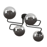 Emibig laelamp Brendi 4, hall/must