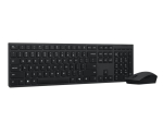 Keyboard and Mouse Combo Lenovo Professional Wireless Rechargeable AI