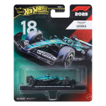 Kogutav v&otilde;idus&otilde;iduauto mudel Hot Wheels Aston Martin Formula 1, roheline