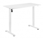 K&otilde;rguse reguleerimisega laud Up Up Frigg, 120x73x60 cm, valge