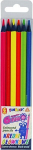 Fluo pliiatsikriidid 6 v&auml;rvi - Titanum
