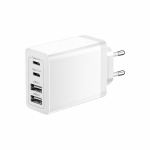 4-&uuml;hes USB-laadija, 2x Type-C + 2x USB-A, 1 tk