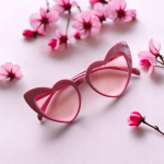 T&uuml;drukute p&auml;ikeseprillid - Hearts Uv400 Pink
