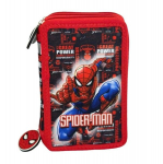 Spiderman t&auml;itis 3-osastmelise pliiatsikoti