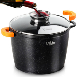 Graniitpott kaanega, 24 cm, 6,7 L, k&otilde;igile pliitidele