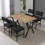 5-osaline s&ouml;&ouml;gitoa komplekt Dubai, hall/pruun