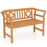 Patio kaheinimese diivan 119.4x50.8x78.7 cm looduslik puit