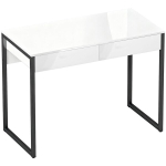 Kirjutuslaud sahtlitega, 100 x 50 x 75 cm, valge
