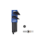 TORX v&otilde;tmekomplekt - BAHCO - BH454-9-H - 9 tk - Must - T&auml;iskasvanutele