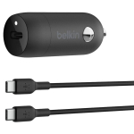 Belkin laadija BOOST Charge 30W USB-C Kfz-Ladeger.+Kab.CCA004bt1MBK-B6