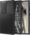Samsung Galaxy S25 Ultra Musta Spigen Optik Armor kate