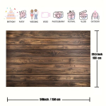 Rustikaalne Puit Fototaust Kangas Pickify, 150*100cm/59*39inch