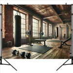 Rustik T&ouml;&ouml;stuslik Fototaust Kangas Spordile Pickify, 100.33cm x 149.86cm