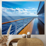 Pol&uuml;esterist laevade taustapilt fotoboksidele Pickify, 180*230cm/70.8&times;90.5inch