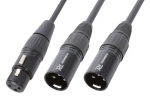 CX140 kaablijagaja XLR emane-2 XLR isane