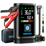 AVAPOW JP3 &ndash; Dzinēja iedarbinā&scaron;anas ierīce ar gaisa kompresoru 3000A, 12V, 59.2Wh