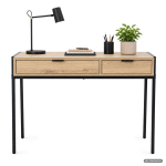 Arvutilaud Zentia, 100x45x80,5 cm, pruun/must