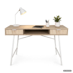 Arvutilaud Arden, 120x50x80,5 cm, pruun/valge