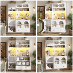 K&otilde;rge kapp LED-i, USB-i, pistikutega, 120x40x176cm, 1 tk