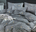 Eurofirany kahepoolne puuvillase satiini voodipesukomplekt SBA-281, 160x200 cm, 3-osaline