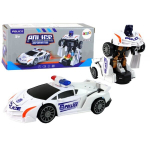 Robotauto politsei valge 2in1 &uuml;mberkujundamine