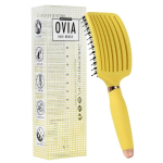 SISTER YOUNG OVIA LEMON BV - Looduslikest metsseaharjastest juuksehari ventilatsiooniga, kollane