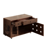 P&auml;hklipruun kassiliivakasti kapp 1 ukse, 2 sahtli ja liivamatiga, 100 &times; 45 &times; 66 cm