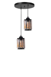 Opviq rippvalgusti 9040-2, must