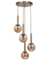 Opviq ripplamp 9056-4, kuldne/pruun
