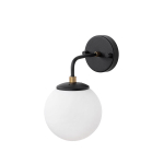 Opviq seinavalgusti Horn - 12217, must/valge