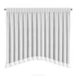 Eurofirany p&auml;evakardin Arabella, 400x160 cm, valge