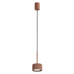 Sollux Lighting rippvalgusti Aura 1, pruun