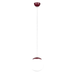 Sollux Lighting ripplamp Ugo 20, burgundia/valge