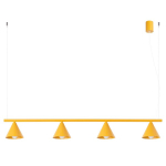 Sollux ripplamp Nox 4L, kollane