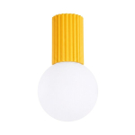 Sollux Lighting laevalgusti Halo, kollane/valge
