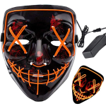 Mask pidulikeks &uuml;ritusteks Rivex K930, LED, erinevad v&auml;rvid