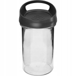 Hingedega kaanega klaasmahuti mahuga 545 ml