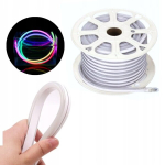 Led Neon painduv riba Rgb 8x16mm 24v Ip67 silikoon