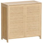 Jalatsikapp, bambusest, rulookonstruktsiooniga, reguleeritavad riiulid, 89,4 &times; 44,6 &times; 16,7 cm