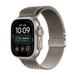 Nutikell Apple Watch Ultra 4 GPS + Cellular 49mm Natural Titanium Case with Natural Titanium Milanese Loop - M - MJA94ET/A