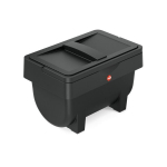 Hailo Pr&uuml;gikast &Ouml;koMini S 030430100, 4L, plastmass, eemaldatav kaas, kandmisv&otilde;ime, kummijalat