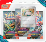 M&auml;ngukaardid Pok&eacute;mon SV06 Twilight Masquerade 3-paki blister EN Snorlax Pok&eacute;mon TCG