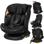 Turvatool Lionelo Bastiaan Plus i-Size Black Onyx 40-150 cm, 360&deg; p&ouml;&ouml;ratav, ISOFIX, Top Tether