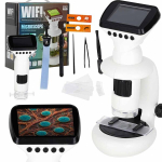 Nutikas digitaalne kaasaskantav mikroskoop lastele v&auml;rvilise LCD-ekraaniga, WiFi USB, 1000x
