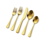 VEVOR 60-osaline kuldset v&auml;rvi s&ouml;&ouml;giriistade komplekt, 1010-60P-G