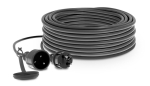 Kummist pikendusjuhe 15m 3x1,0mm&sup2;, 1 pistikupesa, Ip44, 10a, 2500w