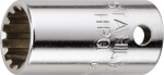 Stahlwille 1/4" 7/32" spline-ajamiga pesapea