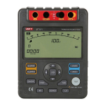 Testimise seadmed - Uni-T UT511 k&otilde;rgepinge isolatsioonitakistuse tester 1000V 10G&Omega; must