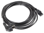 Lanbergi toitekaabel Cee 7/7 - Iec C13, 10m, must